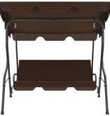 VidaXL Schommelbank 170x110x153 cm koffiekleurig