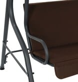 VidaXL Schommelbank 170x110x153 cm koffiekleurig