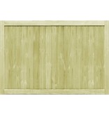 VidaXL Poorten 2 st 300x100 cm geïmpregneerd grenenhout