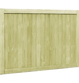 VidaXL Poorten 2 st 300x100 cm geïmpregneerd grenenhout