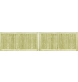 VidaXL Poorten 2 st 300x75 cm geïmpregneerd grenenhout