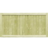 VidaXL Poorten 2 st 300x75 cm geïmpregneerd grenenhout