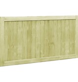 VidaXL Poorten 2 st 300x75 cm geïmpregneerd grenenhout