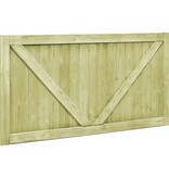 VidaXL Poorten 2 st 300x75 cm geïmpregneerd grenenhout