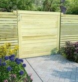 VidaXL Poort 100x100 cm geïmpregneerd grenenhout