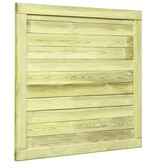 VidaXL Poort 100x100 cm geïmpregneerd grenenhout