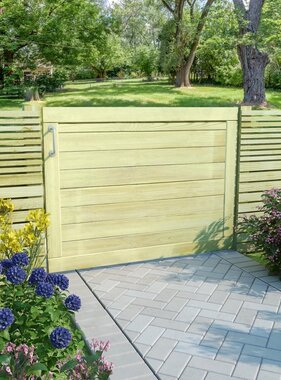 VidaXL Poort 75x100 cm geïmpregneerd grenenhout