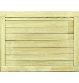 VidaXL Poort 75x100 cm geïmpregneerd grenenhout