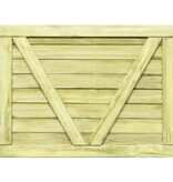 VidaXL Poort 75x100 cm geïmpregneerd grenenhout