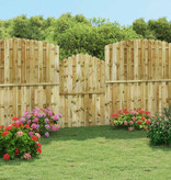 VidaXL Poort 100x150 cm geïmpregneerd grenenhout