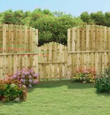 VidaXL Poort 100x125 cm geïmpregneerd grenenhout