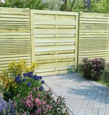 VidaXL Poort 100x125 cm geïmpregneerd grenenhout groen