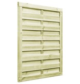 VidaXL Poort 100x125 cm geïmpregneerd grenenhout groen