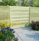VidaXL Poort 100x100 cm geïmpregneerd grenenhout groen
