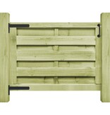 VidaXL Poort 100x75 cm geïmpregneerd grenenhout groen