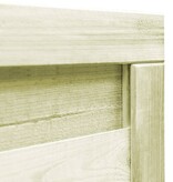 VidaXL Poort 100x75 cm geïmpregneerd grenenhout groen