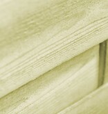 VidaXL Poort 100x75 cm geïmpregneerd grenenhout groen