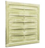 VidaXL Poort 100x100 cm groen geïmpregneerd grenenhout