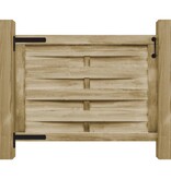 VidaXL Poort 100x75 cm groen geïmpregneerd grenenhout