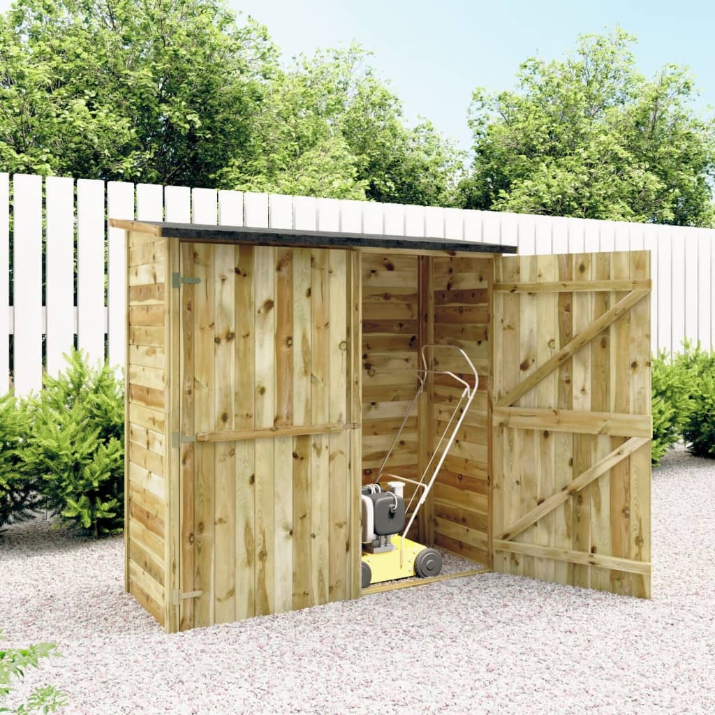 VidaXL Tuinschuur 182x76x175 cm geïmpregneerd grenenhout