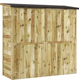 VidaXL Tuinschuur 182x76x175 cm geïmpregneerd grenenhout
