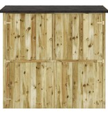 VidaXL Tuinschuur 182x76x175 cm geïmpregneerd grenenhout