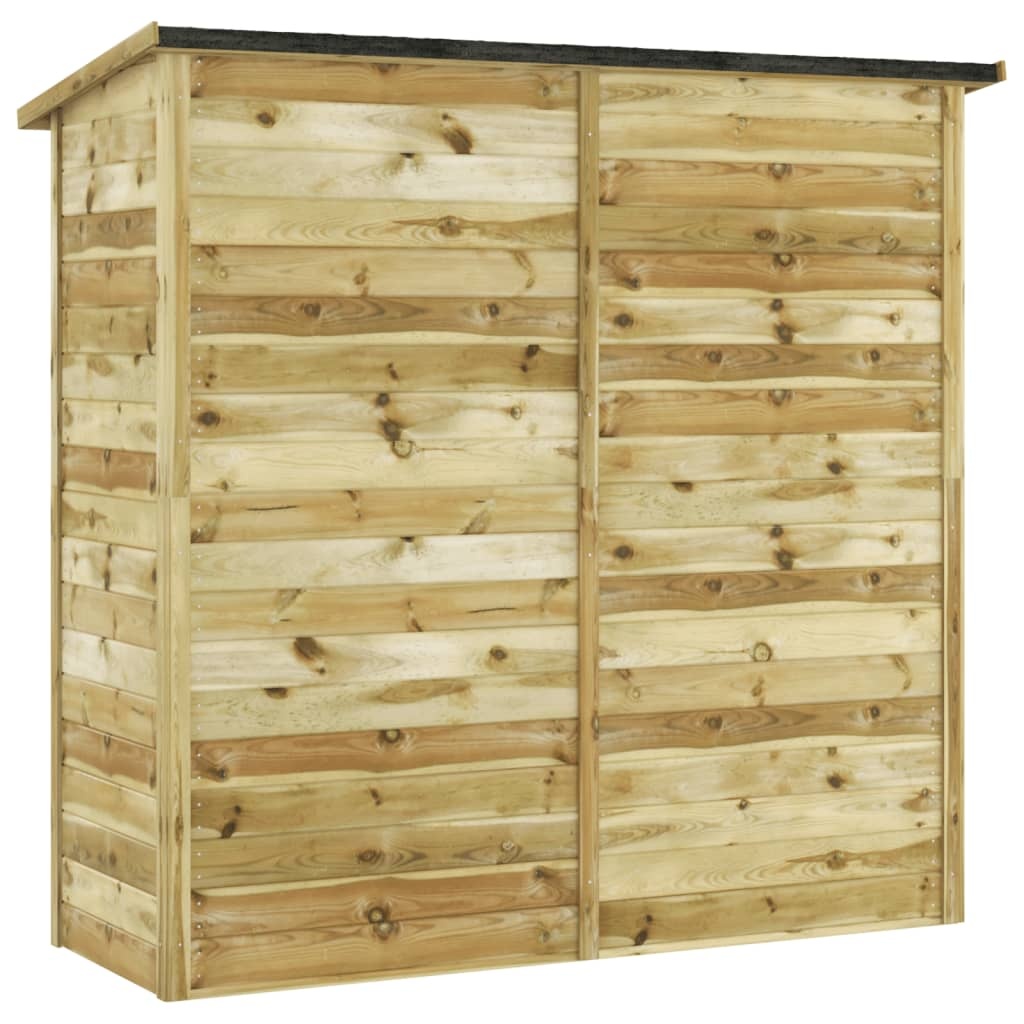VidaXL Tuinschuur 182x76x175 cm geïmpregneerd grenenhout