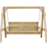 VidaXL Schommelbank 205x150x157 cm geïmpregneerd grenenhout