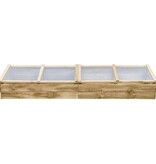 VidaXL Kas 200x50x35 cm geïmpregneerd grenenhout