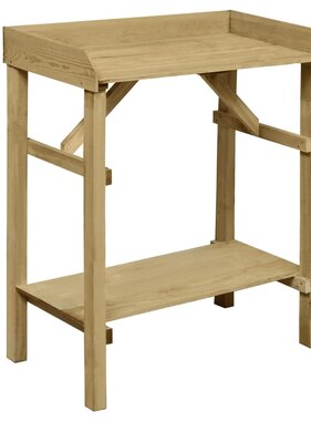 VidaXL Oppottafel 75x40x90 cm geïmpregneerd grenenhout