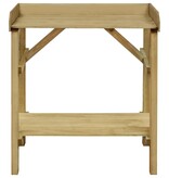 VidaXL Oppottafel 75x40x90 cm geïmpregneerd grenenhout