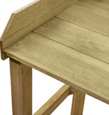 VidaXL Oppottafel 75x40x90 cm geïmpregneerd grenenhout