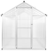 VidaXL Tuinkas 15,6 m³ 421x190x195 cm aluminium