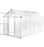 VidaXL Tuinkas 13,41 m³ 362x190x195 cm aluminium