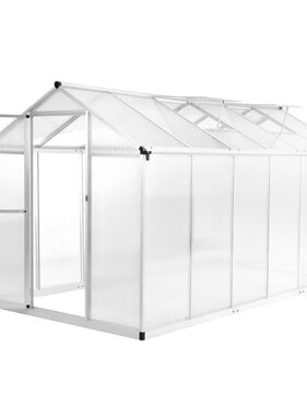 VidaXL Tuinkas 13,41 m³ 362x190x195 cm aluminium