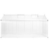 VidaXL Tuinkas 13,41 m³ 362x190x195 cm aluminium