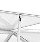 VidaXL Tuinkas 13,41 m³ 362x190x195 cm aluminium