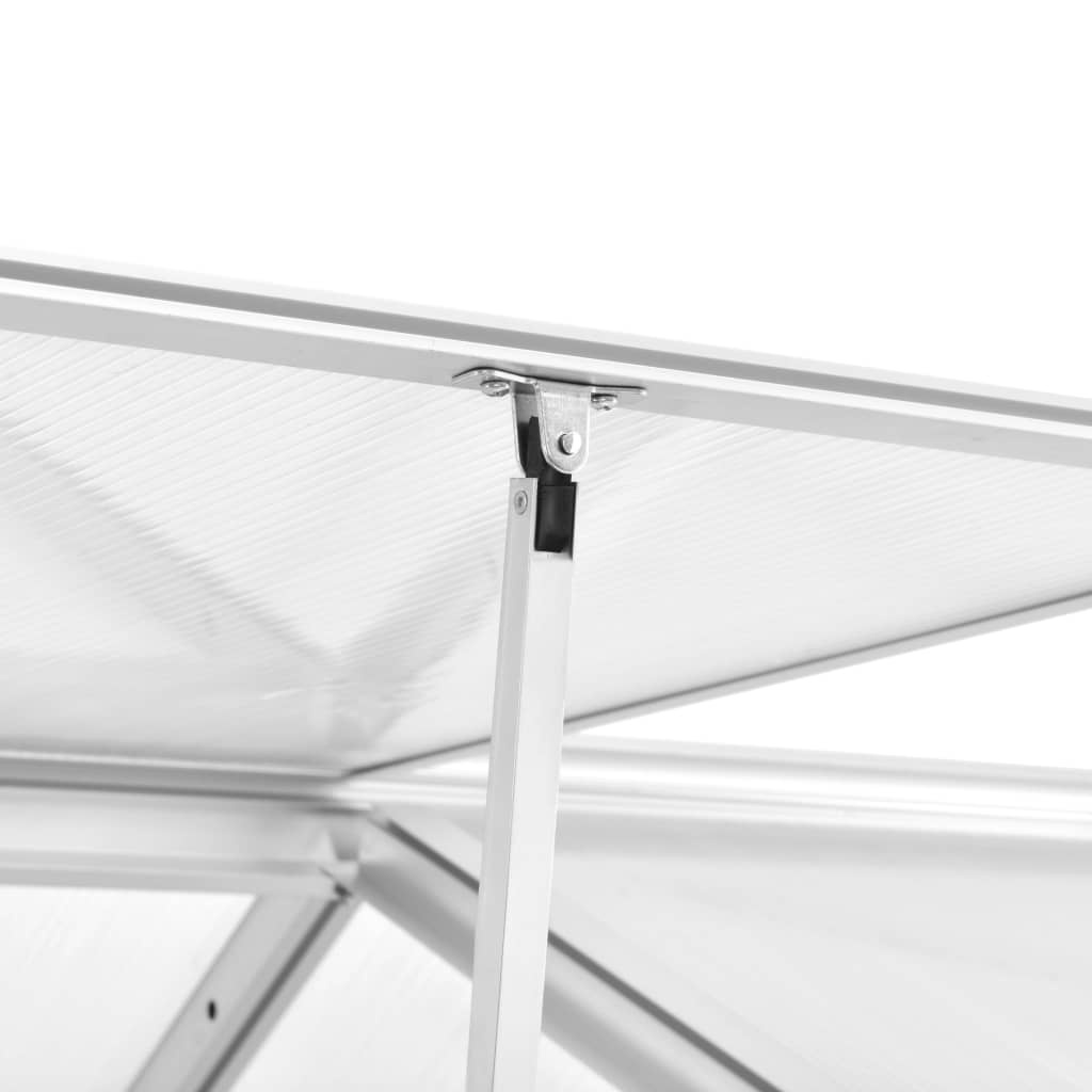 VidaXL Tuinkas 13,41 m³ 362x190x195 cm aluminium