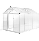 VidaXL Tuinkas 11,19 m³ 302x190x195 cm aluminium