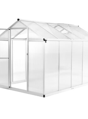 VidaXL Tuinkas 11,19 m³ 302x190x195 cm aluminium