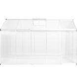 VidaXL Tuinkas 11,19 m³ 302x190x195 cm aluminium