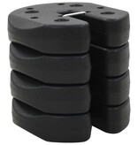 VidaXL Prieelgewichten 4 st 220x50 mm beton zwart