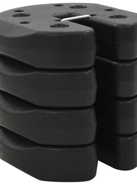VidaXL Prieelgewichten 4 st 220x50 mm beton zwart