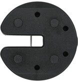 VidaXL Prieelgewichten 4 st 220x50 mm beton zwart