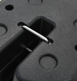 VidaXL Prieelgewichten 4 st 220x50 mm beton zwart