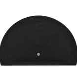 VidaXL Parasolvoet halfrond 15 kg polyresin zwart