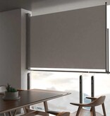 VidaXL Tuinscherm uittrekbaar 160x300 cm grijs