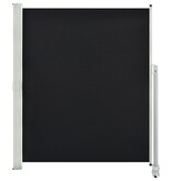 VidaXL Tuinscherm uittrekbaar 160x300 cm zwart
