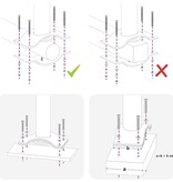 VidaXL Tuinscherm uittrekbaar 140x300 cm crèmekleurig