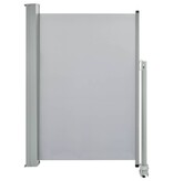 VidaXL Tuinscherm uittrekbaar 120x300 cm grijs